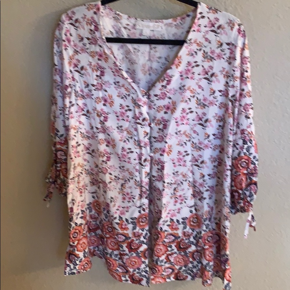Suzanne Betro Weekend Blouse L